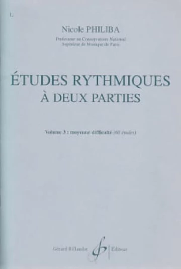 60 Études rythmiques à 2 parties. Volume 3 Visual